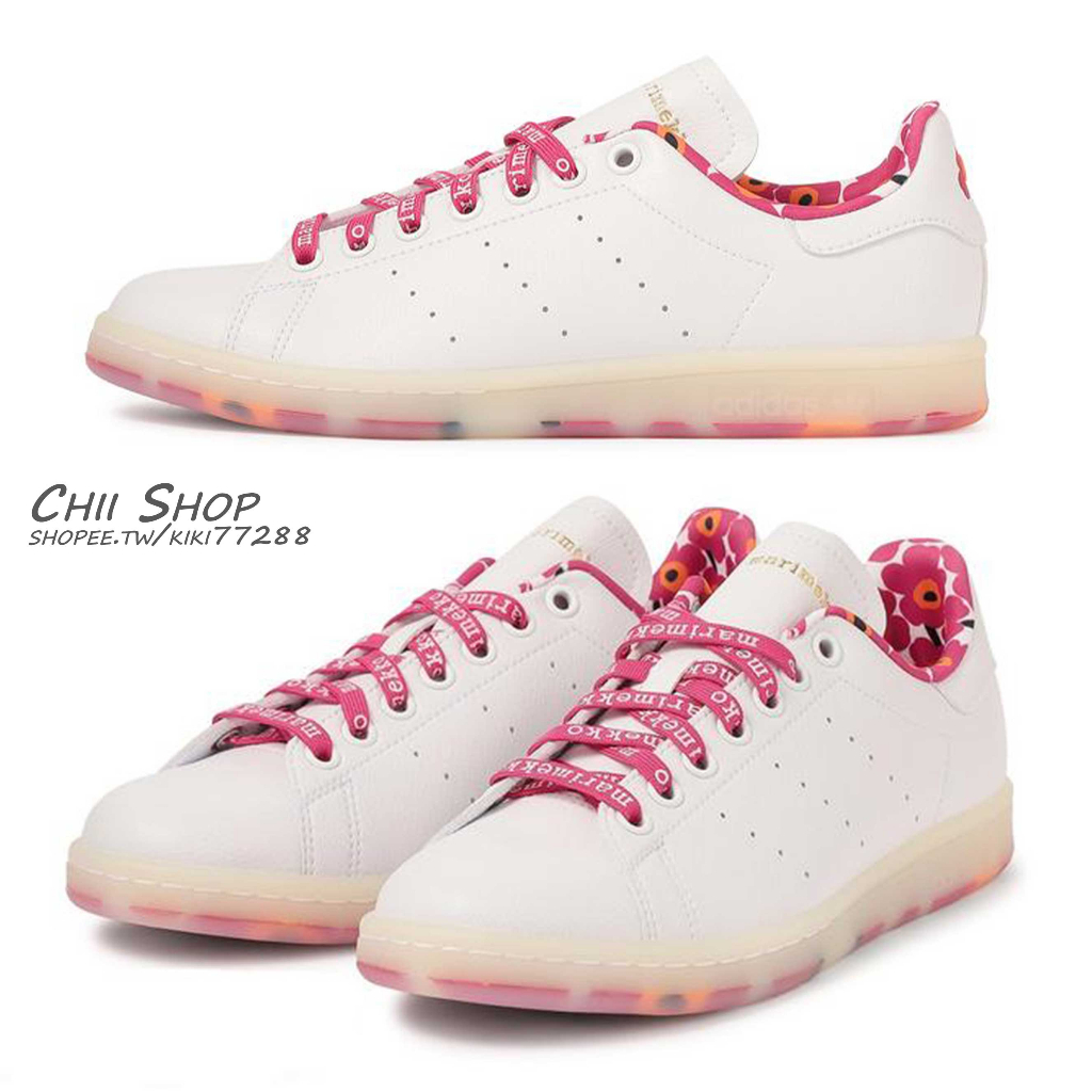 【CHII】日本 adidas Stan Smith x MARIMEKKO 聯名款 桃紅 花朵 GX8841
