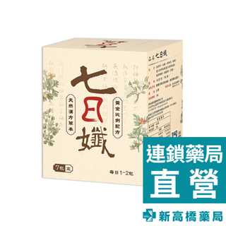 七日孅 孅體茶包 7包／盒【新高橋藥局】效期：2026.06.05