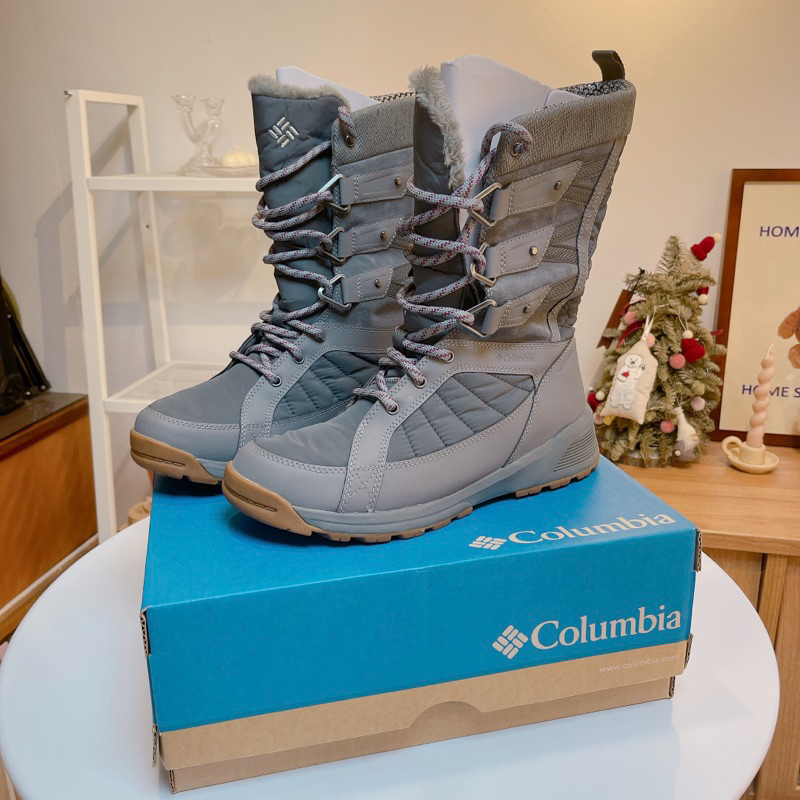 全新 Columbia MEADOWS OMNI-HEAT 3D 登山鞋  防水 滑雪 高筒 女鞋