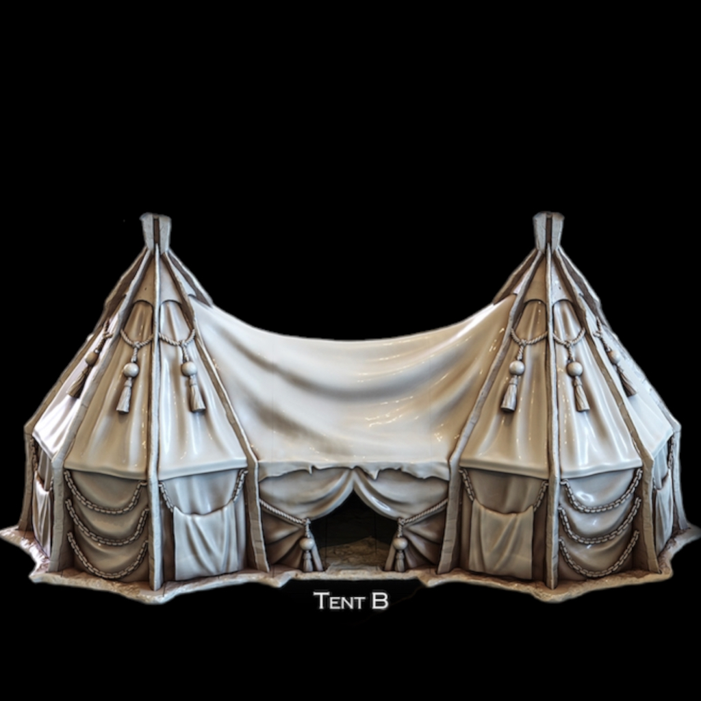 Tazo工坊[代客列印BM] 模組化帳篷BModular Tents vesion2 3D列印模型PC3