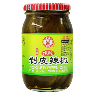 快速出貨｜金蘭剝皮辣椒 450g🌱全素嫩脆剝皮辣椒｜PICKLED PEEL CHILI