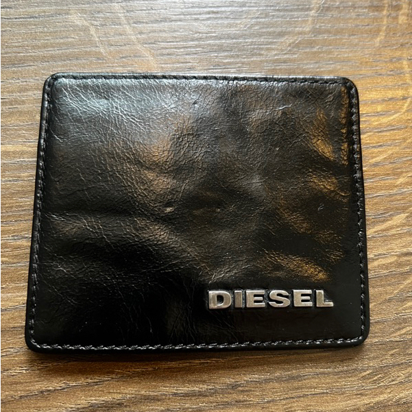 Diesel 義大利🇮🇹 油蠟皮革 卡夾 名片夾 皮包 全新正品