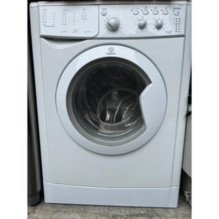 二手中古義大利indesit 7公斤洗脫烘洗衣機，烘衣5公斤，220V，保固三個月