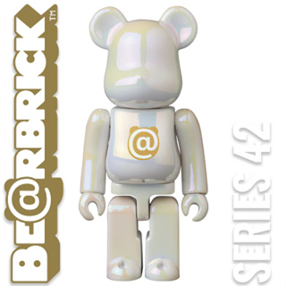 BEETLE BE@RBRICK S42 字母 珍珠白色 電鍍 @ BASIC BEARBRICK 庫柏力克熊 100%