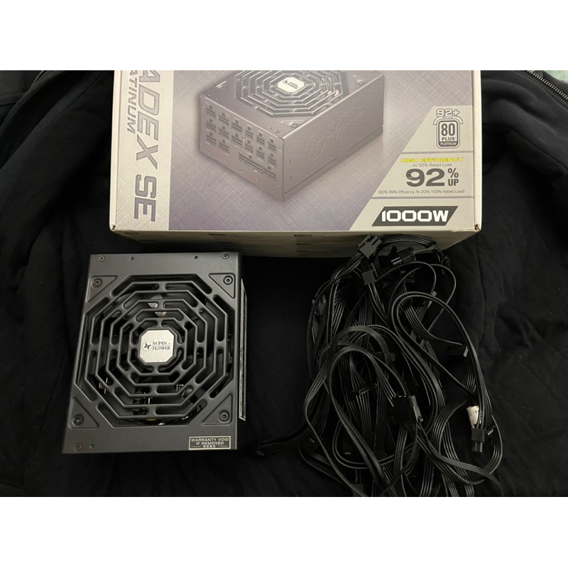 1000瓦 1000W 電源供應器 全模組 80+白金牌 盒裝 platinum 振華Leadex