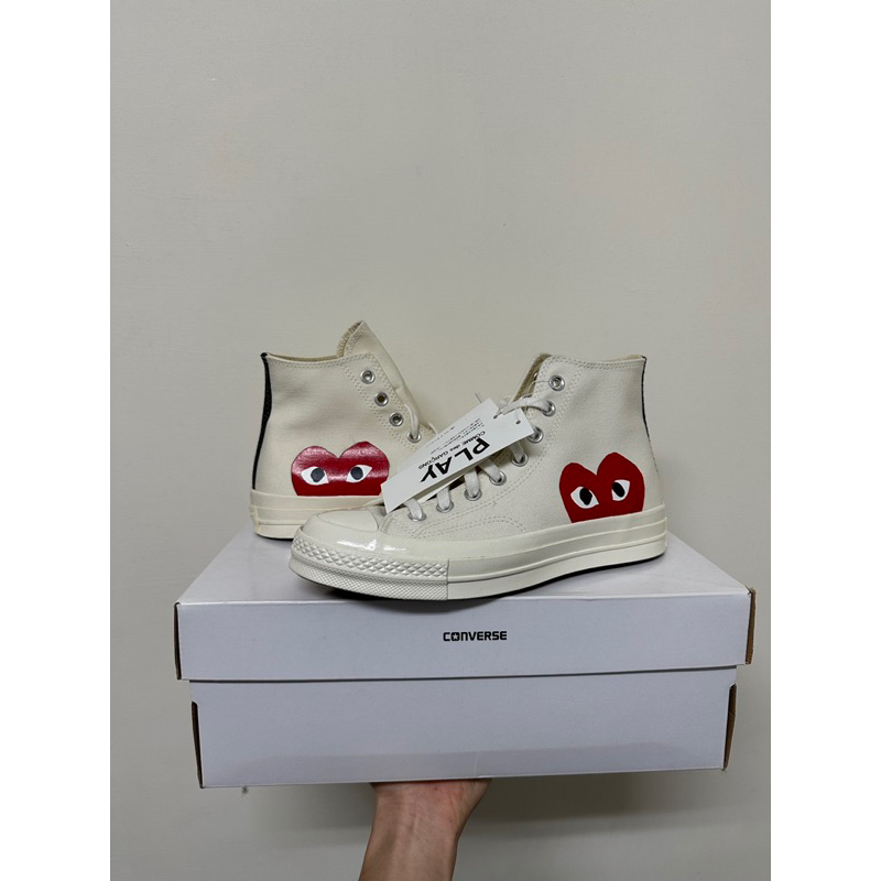 CDG X Converse 川久保玲 白色高筒 25.5cm/ US 7