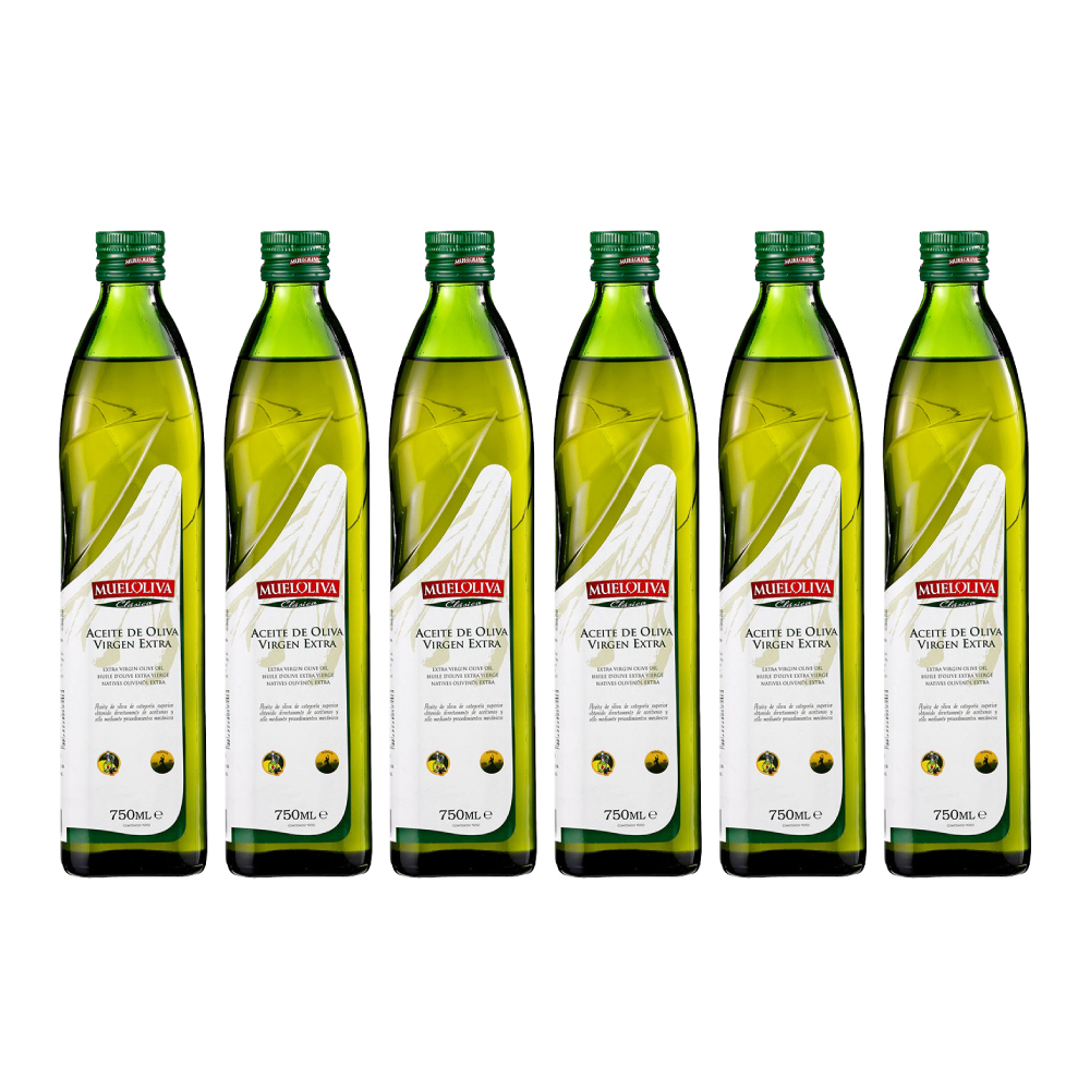 《慕雅利華》鮮藏特級初榨冷壓橄欖油750mlX6瓶 免運  MUELOLIVA 西班牙橄欖油 原裝進口