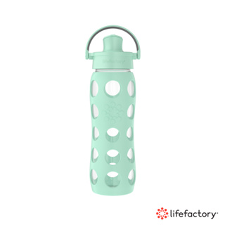 【lifefactory】薄荷綠色 掀蓋玻璃水瓶650ml(AFCN-650-MNT)