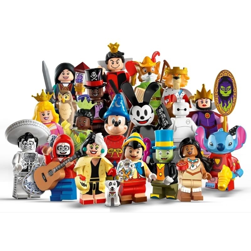 【ToyDreams】LEGO樂高 Minifigures 71038 迪士尼人偶包100周年(ㄧ套18隻/只剪袋確認)