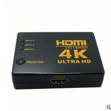 HDMI 切換器 分配器 三進一出 3進1出 支援 PS4 NS Switch HDMI線 (全新商品)【四張犁電玩】