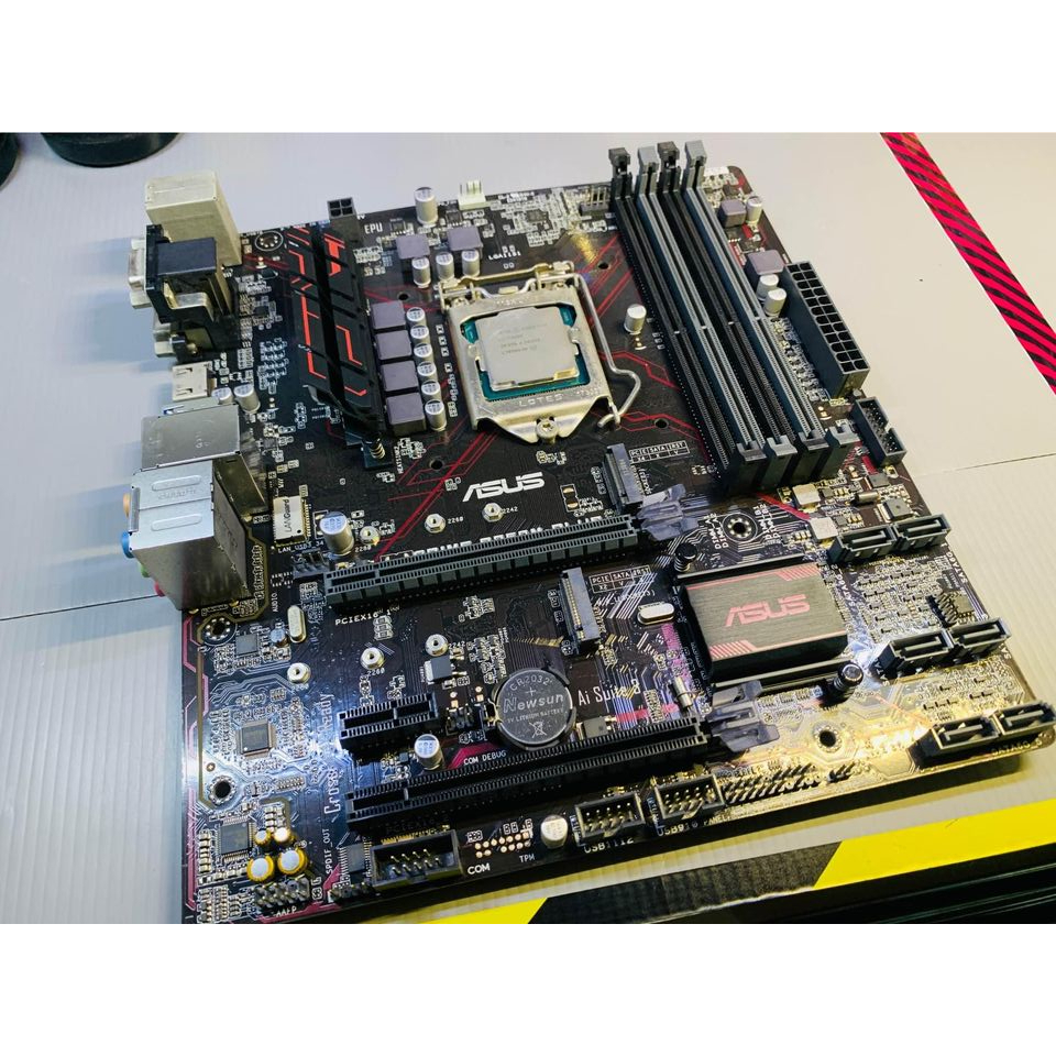 華碩主機板 Prime B250M-plus + CPU INTEL 英特爾 i3 -7350K 文書機DIY