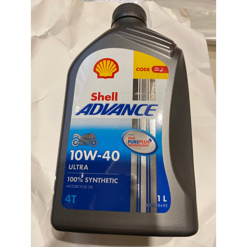 SHELL ADVANCE ULTRA 4T 10W40 全合成 機油殼牌 10W-40