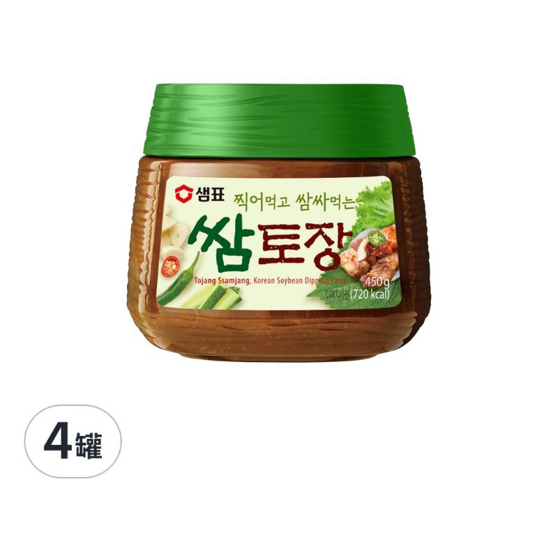 +樂活態度+ Sempio 韓國膳府 韓國豆瓣醬450g *4入