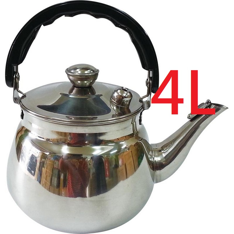 [自由五金] 賓士牌 4L 笛音 茶壺 304不銹鋼 開水壺 笛音壺 水壺 茶具 4公升 泡茶