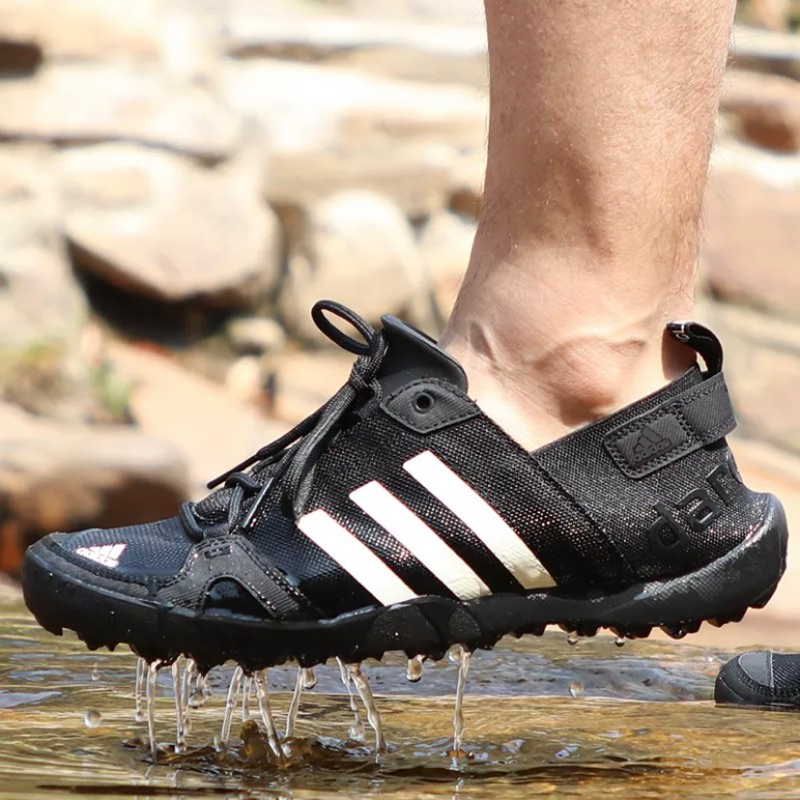 DY• ADIDAS TERREX HEAT.RDY 黑色 登山鞋 水陸 戶外 快乾 透氣 彈性鞋跟 男鞋 HP8636
