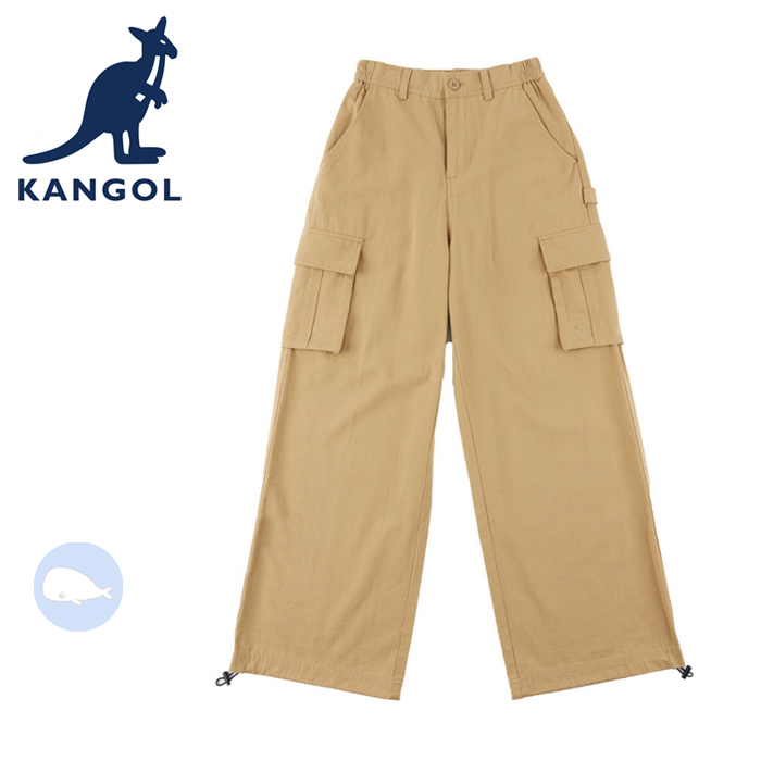 【小鯨魚包包館】KANGOL 英國袋鼠 工裝長褲 63221540 女款 長褲