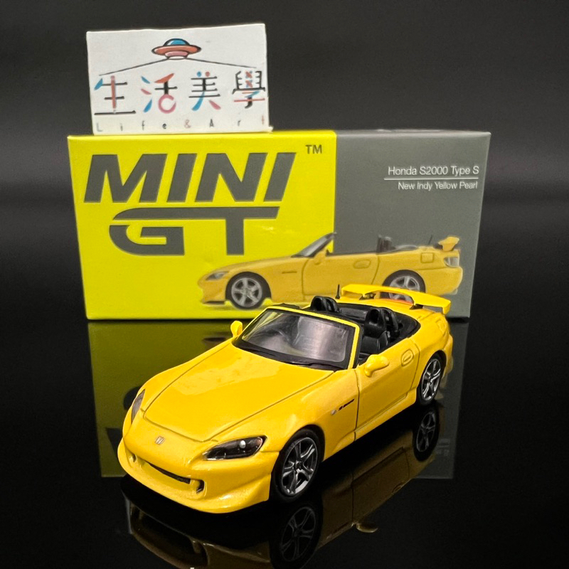 【生活美學】👏現貨秒出  1/64 Mini GT Honda S2000 Type S #282 本田 敞篷 模型車