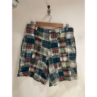 Polo Ralph Lauren Patch Work Shorts W30 拉夫勞倫 格紋拼接短褲 拼接短褲 短褲