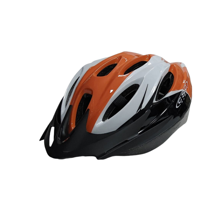 CSC CS-1700 自行車低風阻安全帽~多色選擇造型亮麗(橘白色 三種尺寸選擇)[05170053]