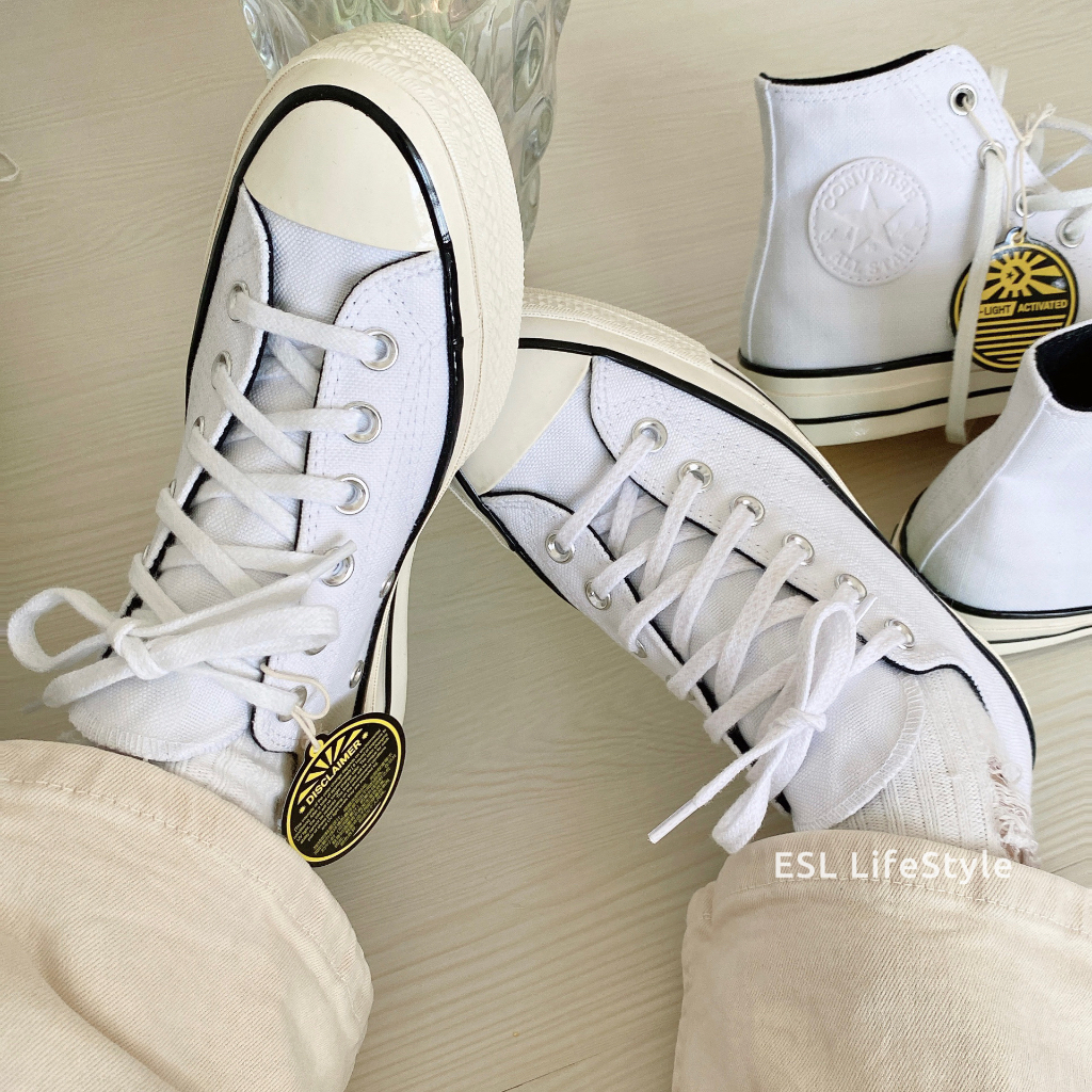 ￼-ESL- 現貨 CONVERSE 1970 白色 紫外線 感應 變色 帆布鞋 男女鞋 A06070C A06069C