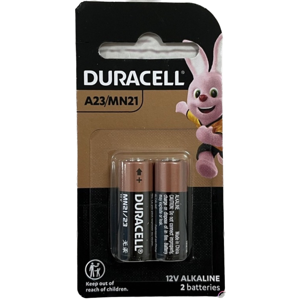 【DURACELL】金頂/金霸王 23A/MN21 (2入)鹼性電池 遙控器電池 12V 鋰電池