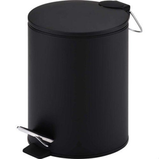 日本進口靜音設計垃圾桶12L(黑色)