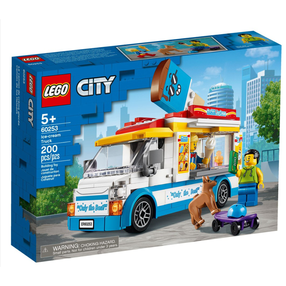 現貨正品LOGO現貨正品樂高城市City系列Lego60253 城市冰淇淋車 現貨