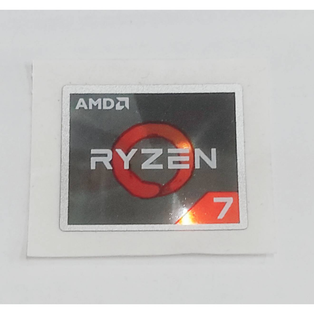 Amd RYZEN 7 R7 標誌貼紙貼紙 原廠貼紙 全新品