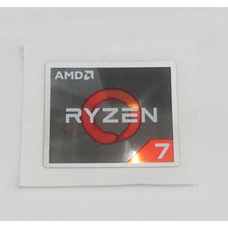 Amd RYZEN 7 R7 標誌貼紙貼紙 原廠貼紙 全新品