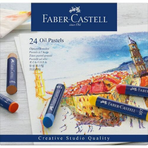 Faber- Castell 輝柏 油性 粉彩條 24色 紙盒裝 127024 【金玉堂文具】