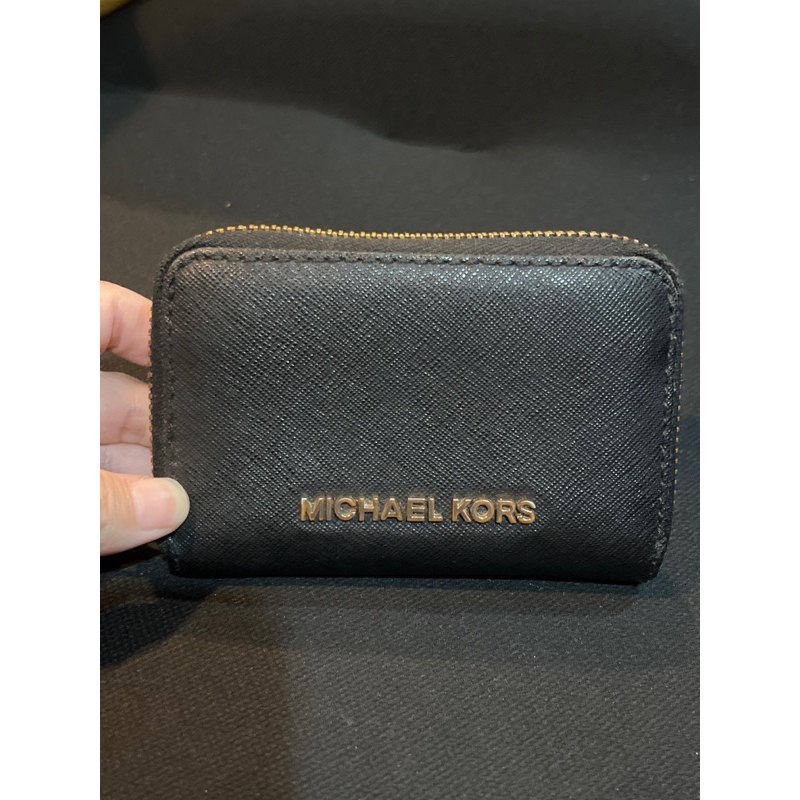 「便宜出清」MK / Michael kors 黑色零錢包/皮包/錢包