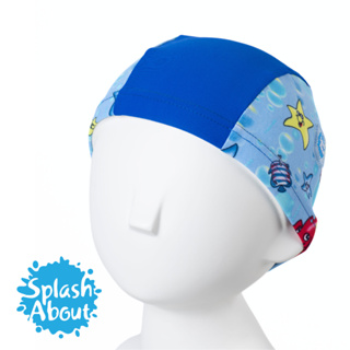 《Splash About潑寶》 UV Swim Hat 抗UV泳帽-寶藍/海底世界