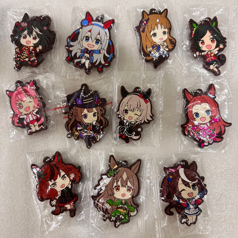 🍭Ruo🍭日貨 賽馬娘 扭蛋 日本限定 1彈2彈 軟膠吊飾  草上飛 東海帝王 東商變革 真機伶 川上 優秀素質 光鑽