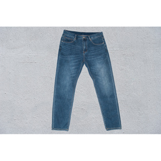 SIA,BAI街頭 基本款 直筒 水洗刷色 korea style 藍牛 牛仔褲 日系 韓國 硬派 jeans