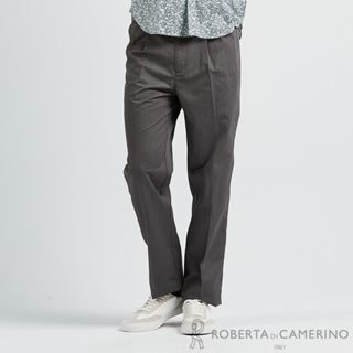 【ROBERTA諾貝達】 男裝 與眾不同 吸濕排汗 打摺休閒褲 RRI31A-89咖啡灰