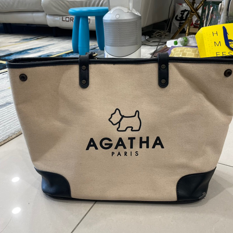 AGATHA 帆布托特包