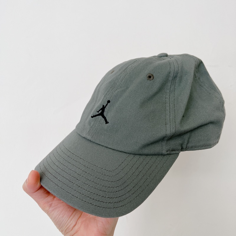 二手很新 Nike Air Jordan 綠色運動帽子 男/女