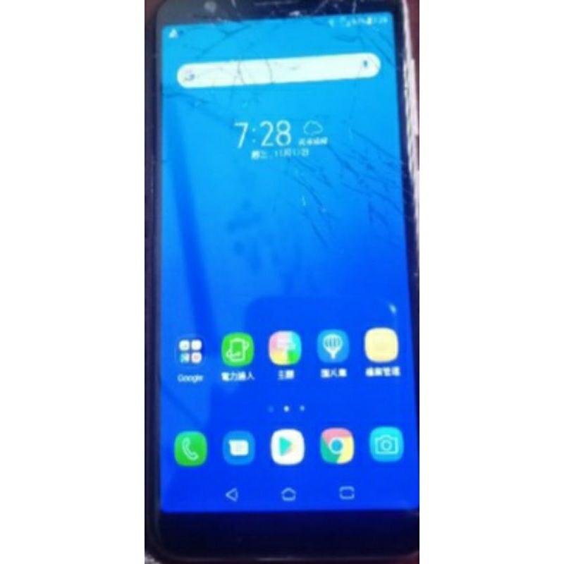 ASUS ZenFone Max (M1)ZB555KL X00PD 32GB可正常使用 液晶破裂 火速出貨 台中可面交