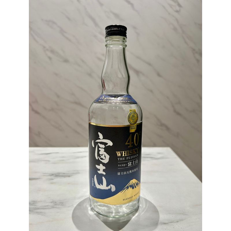日本酒 富士山地區限量版威士忌 0.7L「空酒瓶」