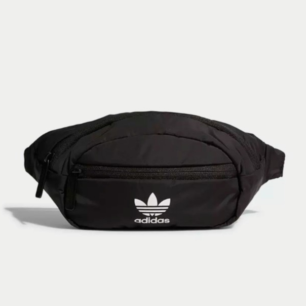 Adidas 三葉草 腰包 胸包 Trefoil Travel Pack 尼龍 百搭 好看 基本款 黑色 5145678