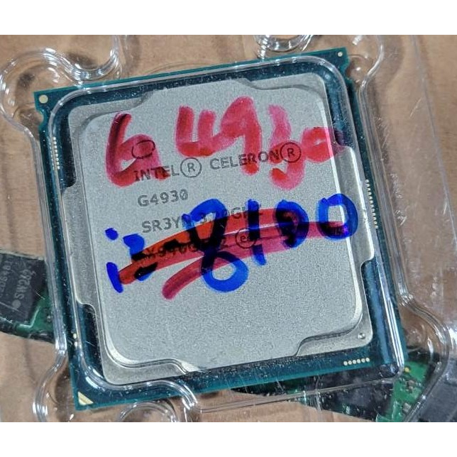 中古良品 intel G4930 處理器 8~9代主機板使用  cpu 測試良好500元