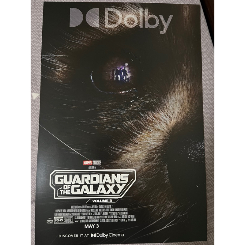 新光影城 星際異攻隊3 原版角色海報 A3 格魯特 海報 Dolby海報