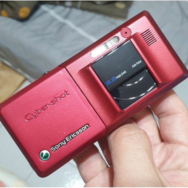 出清經典收藏  Sony Ericsson K810i  k810 320萬 氙氣閃光燈 除電蓋外 更換原廠全新紅色外殼