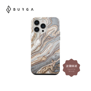 【BURGA】iPhone 14Pro/Pro Max Tough款 MagSafe防摔保護殼-波瀾綠湖 (手機殼)