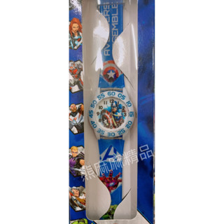 🐻熊麻麻精品🐻臺灣製造 MARVEL 美國隊隊長 手錶 卡通 數字清楚 正版 兒童錶 卡通錶 復仇者聯盟