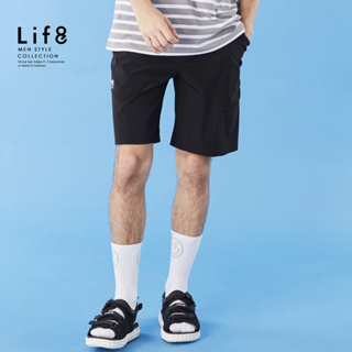 Life8-ALL WEARS 輕薄透氣 口袋短褲-42014