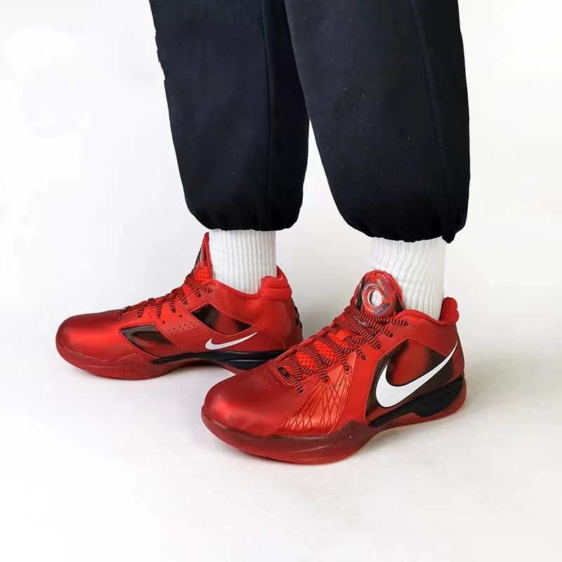 KD3 杜蘭特3 明星賽復刻全紅 防滑 緩震 實戰籃球鞋 休閒鞋 運動鞋