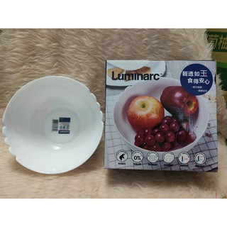 (板橋百貨區) 法國品牌 弓箭牌 樂美雅Luminarc 7吋湯碗 純白 大碗公 強化玻璃