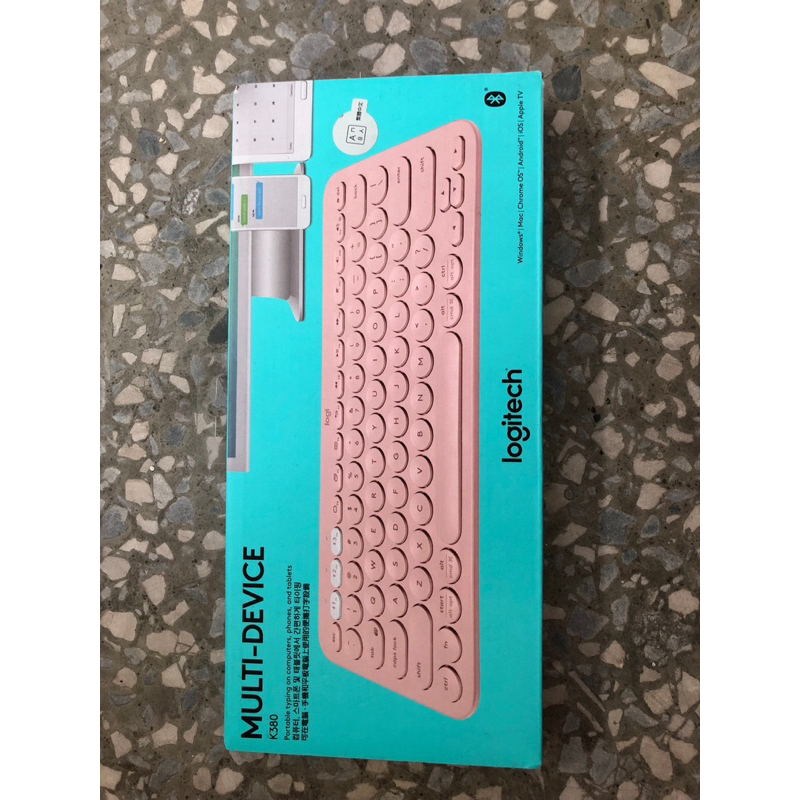 《快速出貨》公司貨羅技 K380粉色.白色可以選 靜音鍵盤