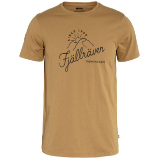 Fjallraven Sunrise T-Shirt 男 有機棉短T 87047-232 蕎麥棕｜碧綠商行